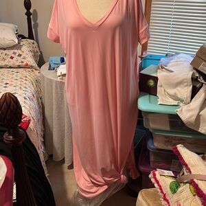 Zenana Outfitters Pink Maxi Dress